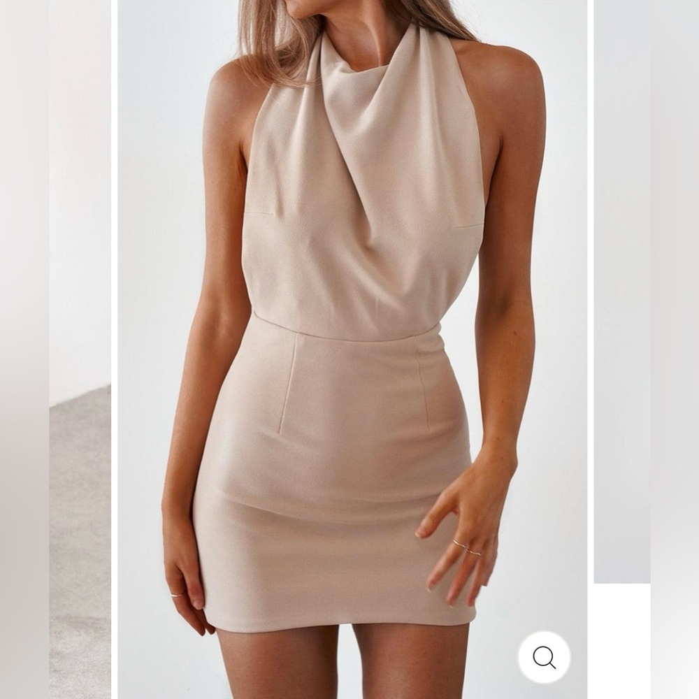 Backless Halter Dress - XS